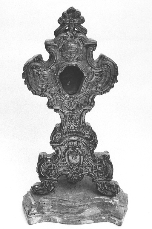 reliquiario-ostensorio - ambito laziale (sec. XVIII)