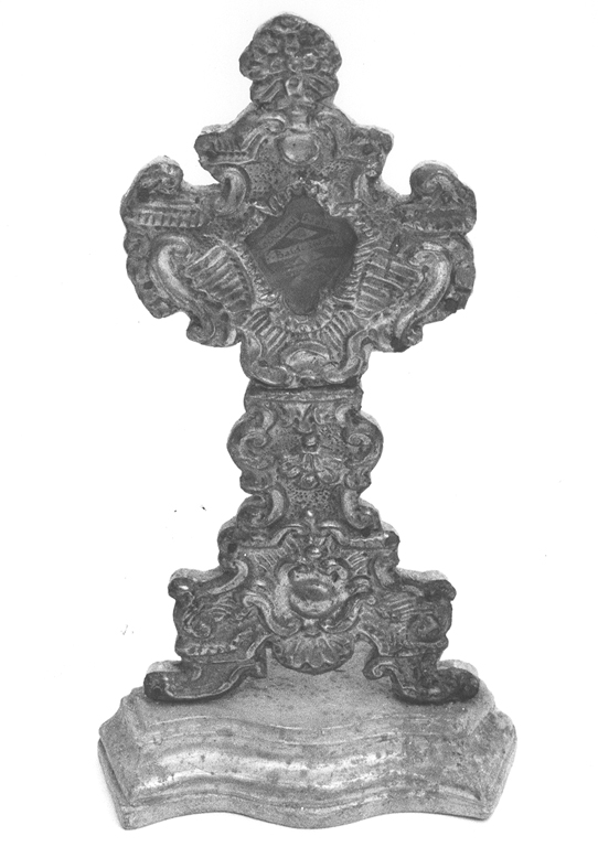 reliquiario-ostensorio - ambito laziale (sec. XVIII)