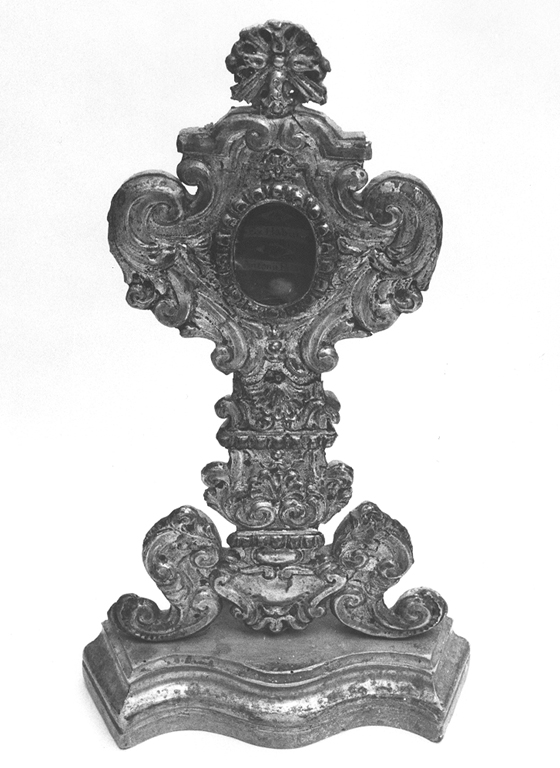 reliquiario-ostensorio - ambito laziale (sec. XVIII)