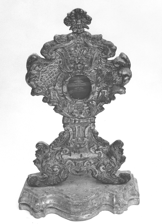 reliquiario-ostensorio - ambito laziale (sec. XVIII)