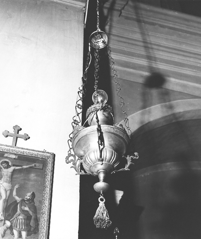 lampada pensile - ambito laziale (sec. XIX)