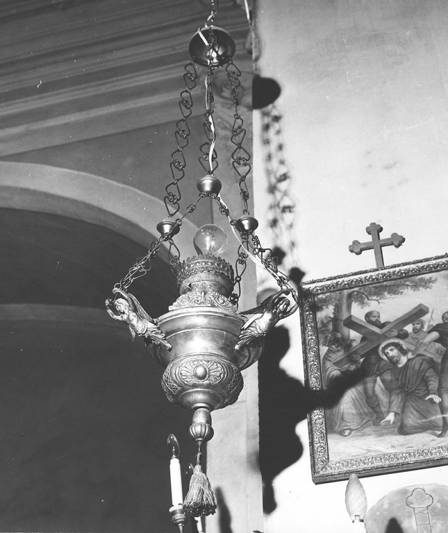 lampada pensile - ambito laziale (sec. XIX)