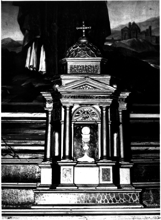 tabernacolo - a tempietto - ambito laziale (sec. XVIII)