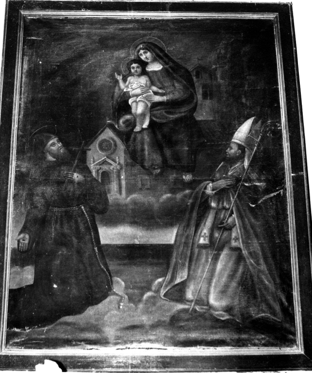 Madonna di Loreto e Santi (pala d'altare) - ambito laziale (sec. XVIII)