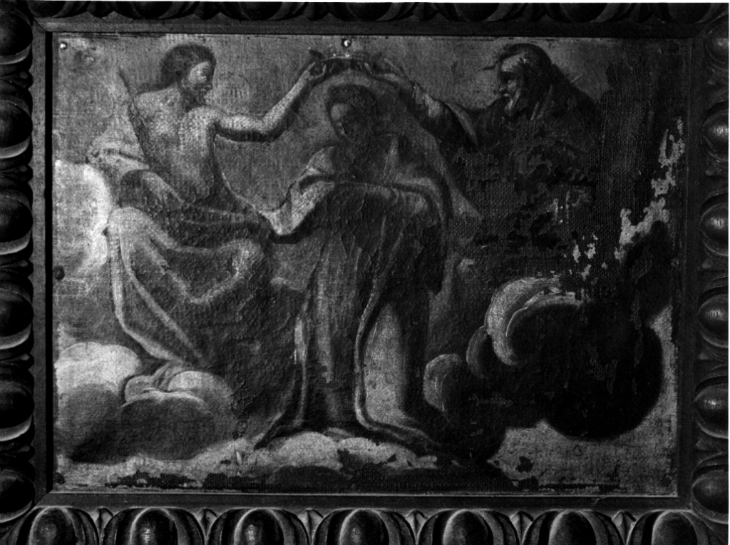 incoronazione di Maria Vergine (dipinto) - ambito abruzzese (prima metà sec. XVII)