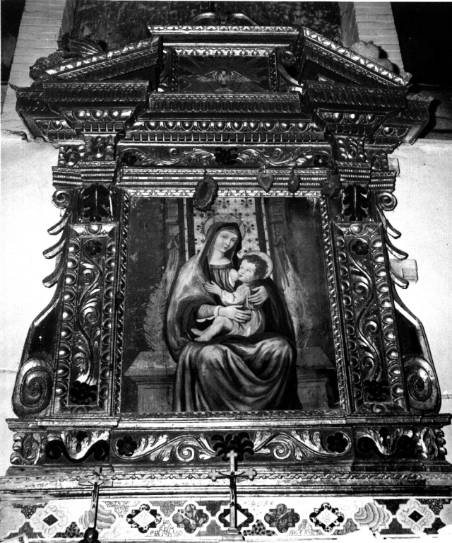 mostra d'altare - ambito abruzzese (seconda metà sec. XVI)