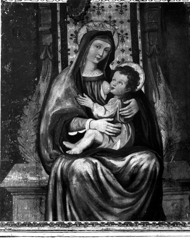 Madonna del Latte (dipinto) - ambito laziale (inizio sec. XVII)