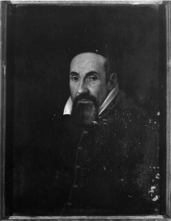 ritratto di ecclesiastico (dipinto) - ambito romano (sec. XVII)