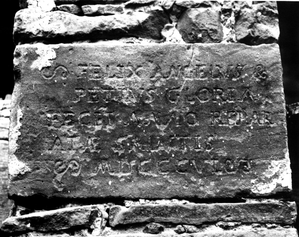 lapide documentaria - ambito laziale (sec. XIX)