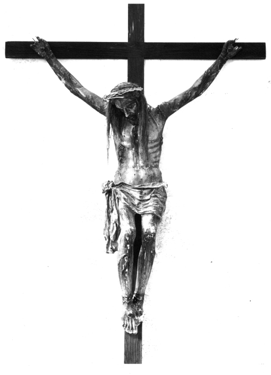 Cristo crocifisso (crocifisso) - ambito laziale (sec. XVIII)