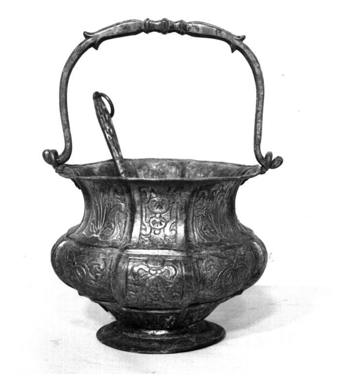 secchiello per l'acqua benedetta - ambito laziale (sec. XVIII)