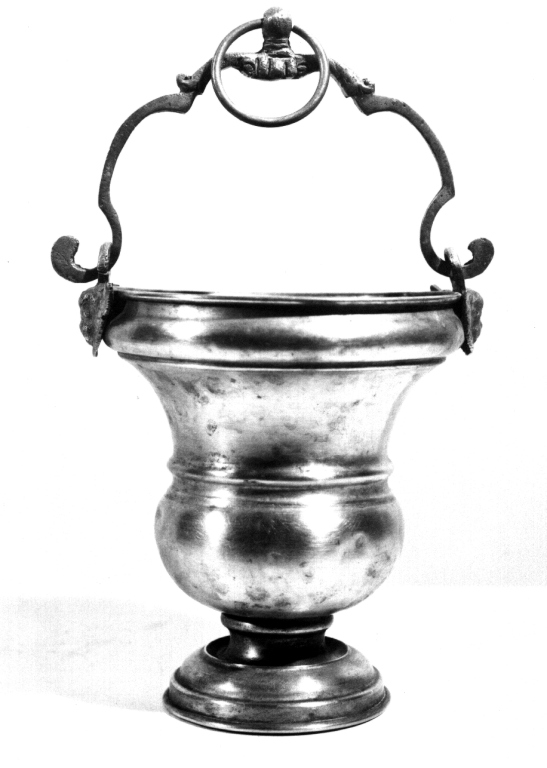 secchiello per l'acqua benedetta - ambito laziale (sec. XIX)