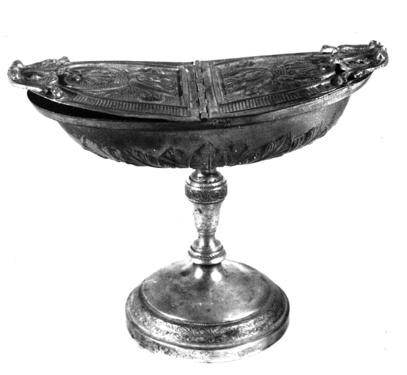 navicella portaincenso - a galeone - ambito laziale (sec. XIX)