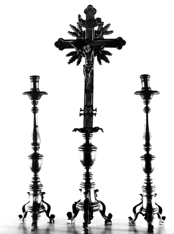 servizio d'altare - ambito laziale (inizio sec. XVIII)