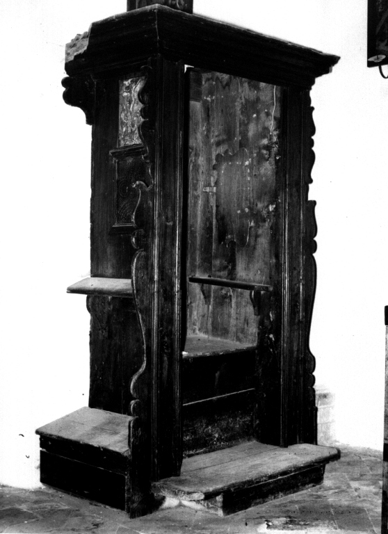 confessionale - ambito laziale (sec. XVIII)