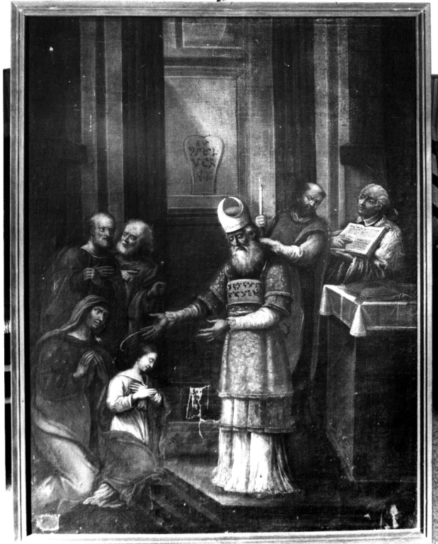 presentazione di Maria Vergine al tempio (dipinto) - ambito laziale (sec. XVIII)