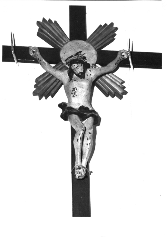 Cristo crocifisso (crocifisso) - ambito laziale (inizio sec. XVIII)