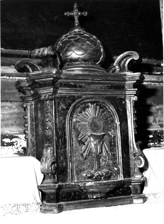 tabernacolo - a tempietto - ambito laziale (sec. XIX)