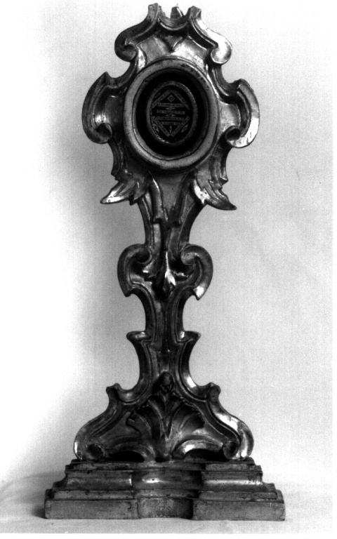 reliquiario - a ostensorio - ambito laziale (seconda metà sec. XVIII)