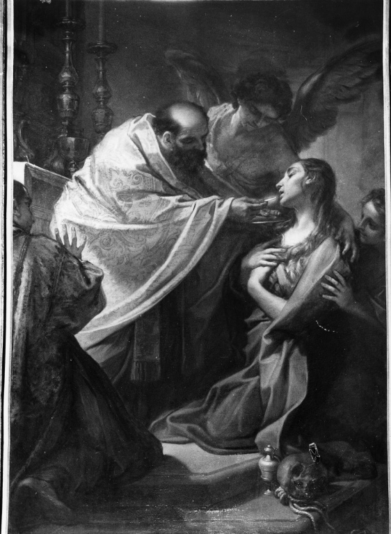 Comunione della Maddalena (dipinto) di Luti Benedetto (inizio sec. XVIII)