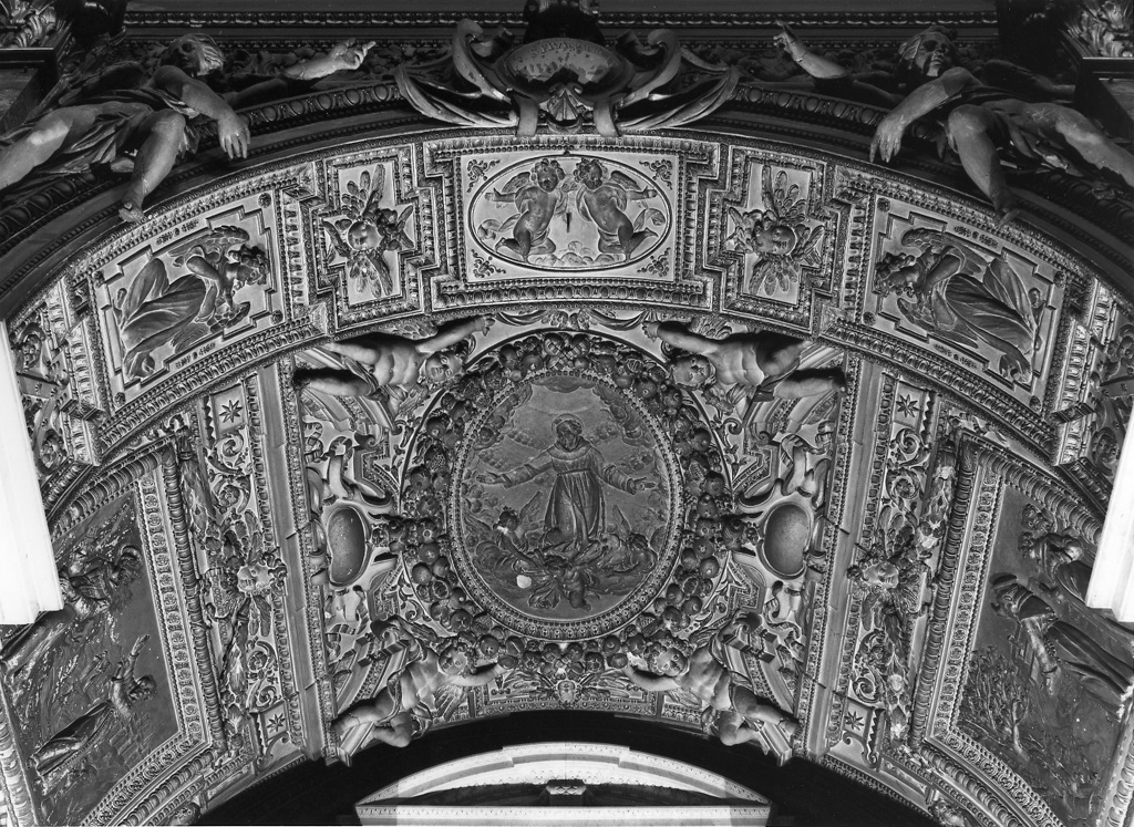 Storie di San Francesco (rilievo) - ambito romano (sec. XVII)
