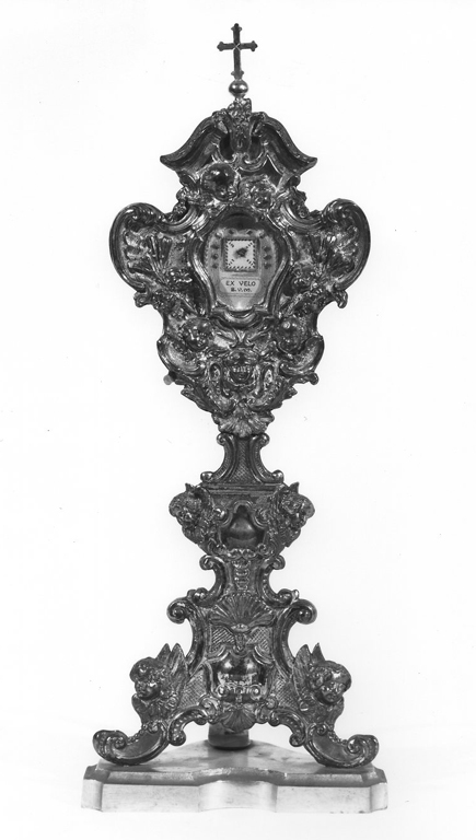 reliquiario - a ostensorio - ambito romano (sec. XVIII)