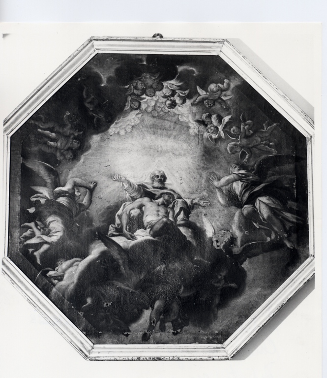adorazione della Trinità (dipinto) di Cesarini Giovanni (sec. XVIII)