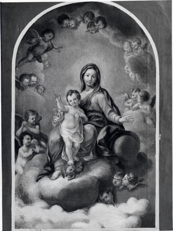 Madonna con Bambino (dipinto) di Cesarini Giovanni (prima metà sec. XVIII)
