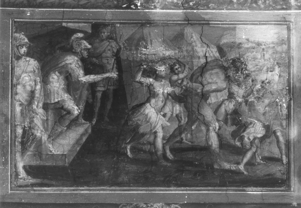 Episodio storico (dipinto) di Bonaccorsi Pietro detto Perin del Vaga (e aiuti) (sec. XVI)