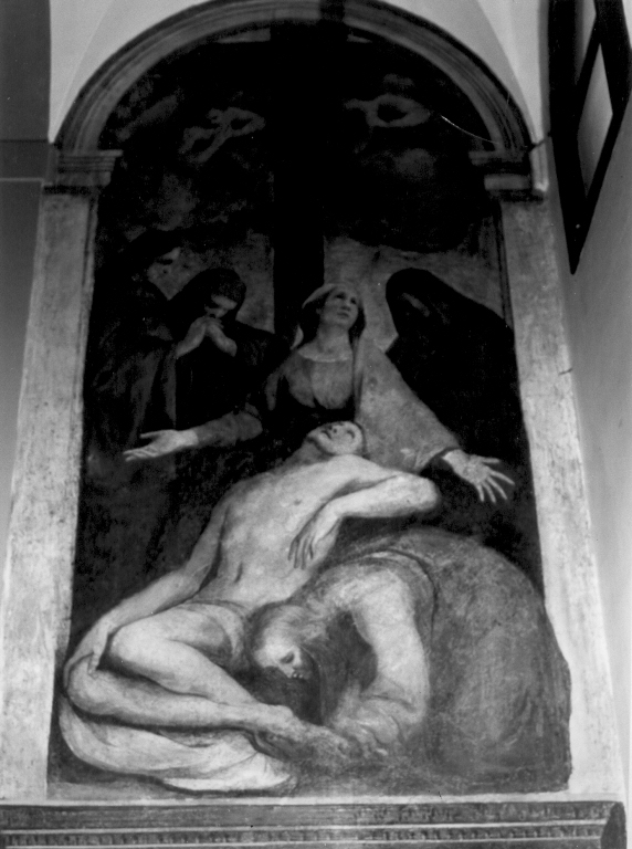 Pietà (dipinto) di Allegrini Francesco (sec. XVII)
