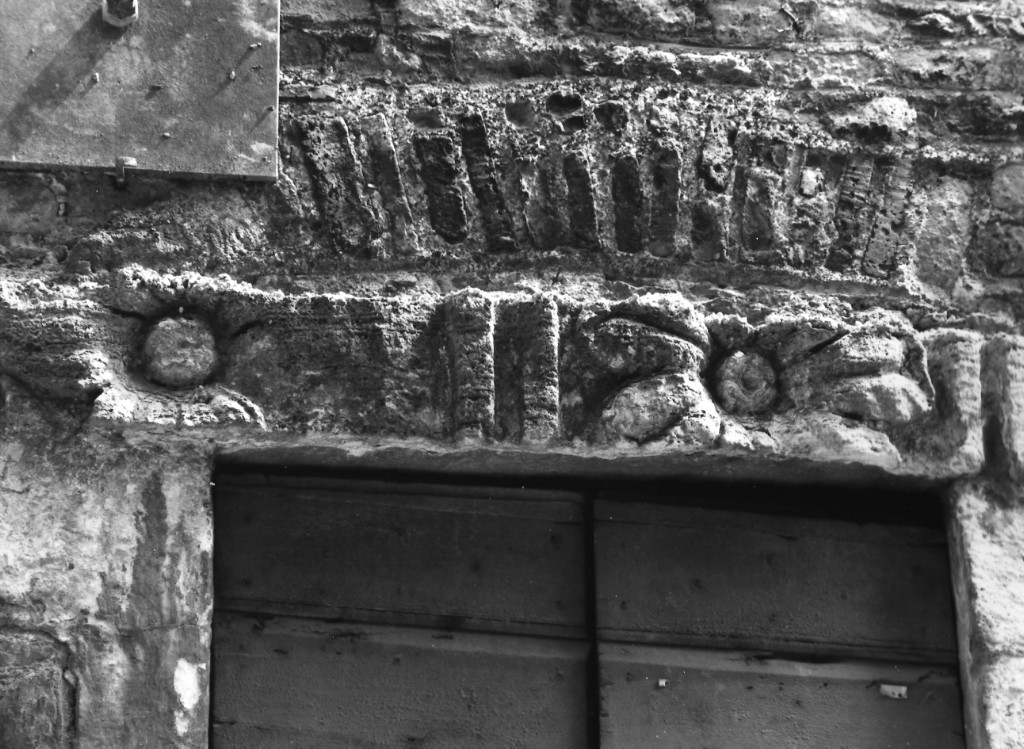 architrave di porta - ambito laziale (sec. I)