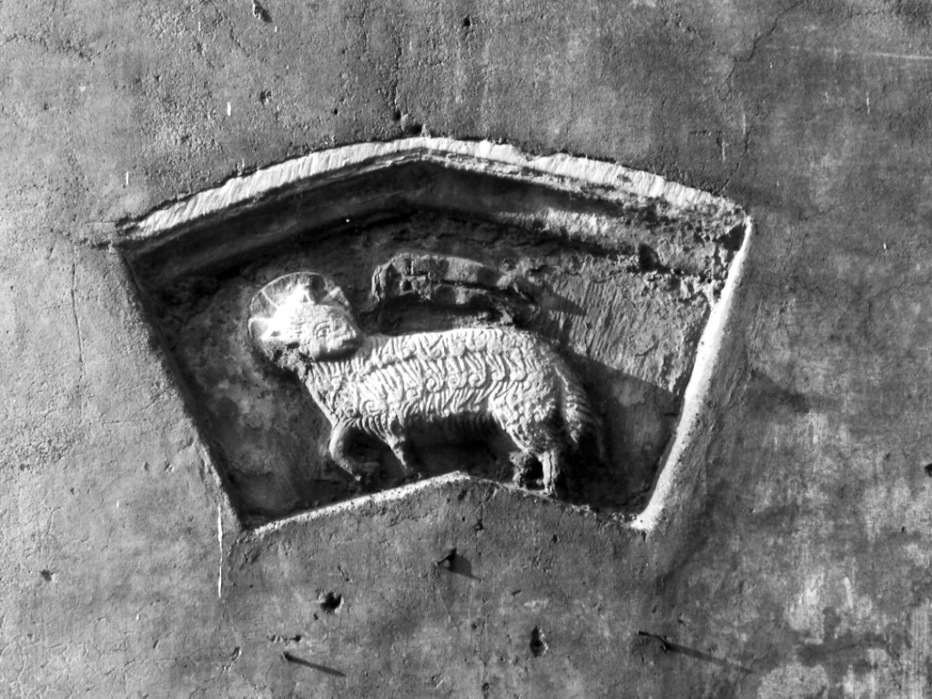 Agnus Dei (rilievo) - ambito laziale (sec. XII)