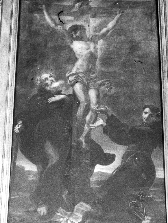 crocifissione di Cristo (dipinto) di Gaulli Giovanni Battista detto Baciccio (attribuito) (seconda metà sec. XVII)