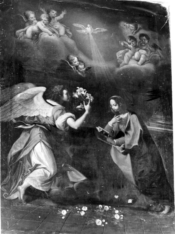 Annunciazione (dipinto) di Cesari Giuseppe detto Cavalier d'Arpino (bottega) (prima metà sec. XVII)