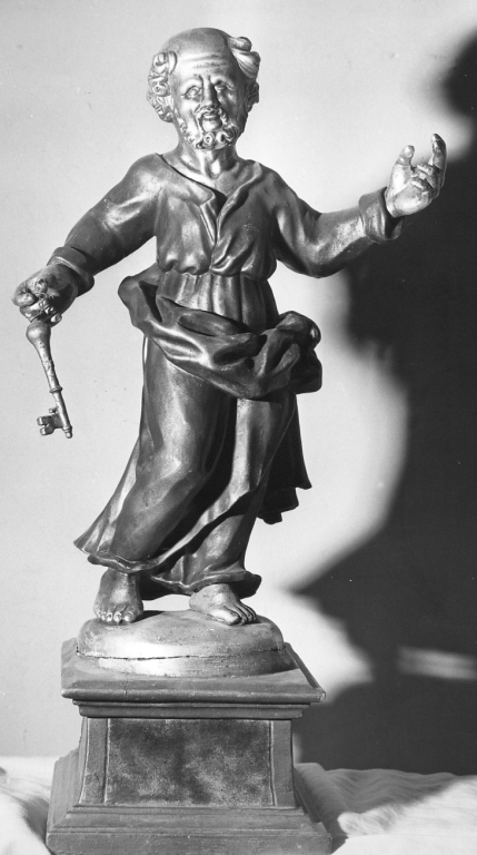San Pietro (statuetta devozionale) - ambito laziale (primo quarto sec. XX)