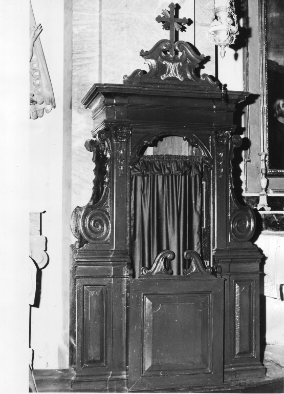 confessionale, coppia - ambito reatino (sec. XIX)