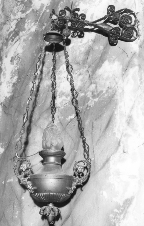 lampada pensile - ambito reatino (sec. XIX)