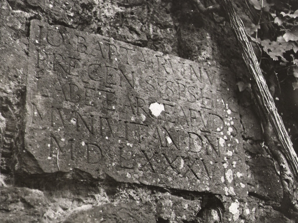 lapide - ambito laziale (sec. XVI)