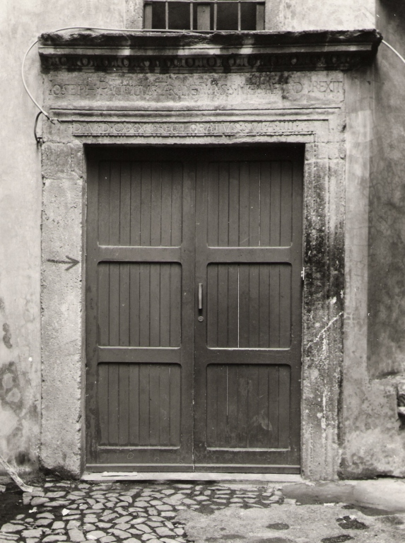 mostra di portale - ambito laziale (sec. XVI)