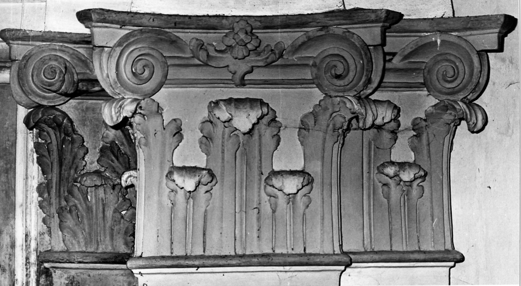 capitello, serie - ambito laziale (metà sec. XVIII)