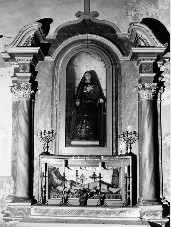 altare - a edicola - ambito laziale (seconda metà sec. XVIII)