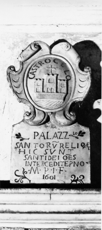 stemma comunale (rilievo) - ambito laziale (sec. XVII)