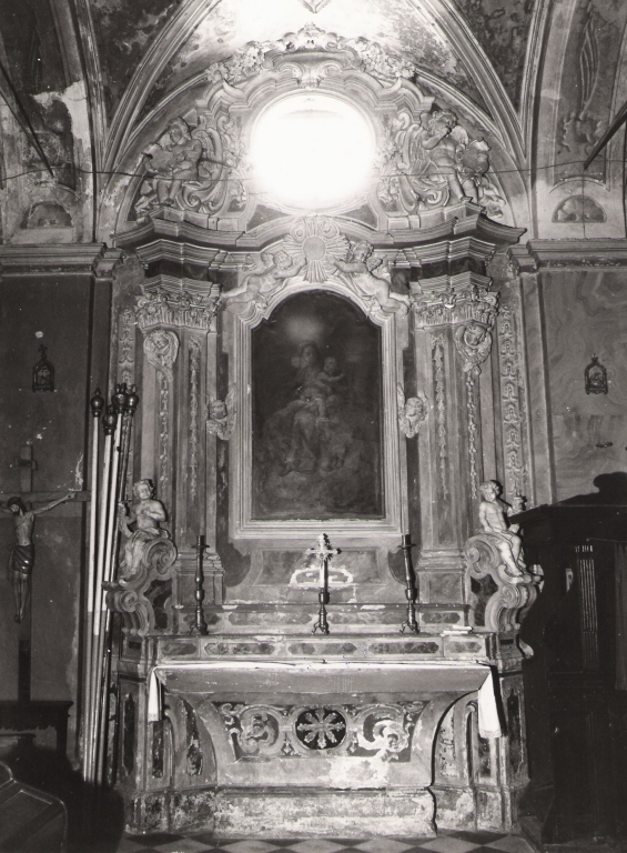 angioletti e putti (mostra d'altare) - ambito Italia meridionale (prima metà sec. XVIII)
