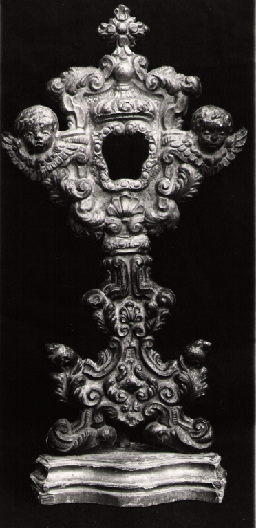 cherubini e motivi decorativi (reliquiario - a ostensorio) - ambito Italia meridionale (seconda metà sec. XVIII)
