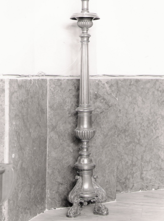 candelabro - manifattura laziale (primo quarto sec. XX)