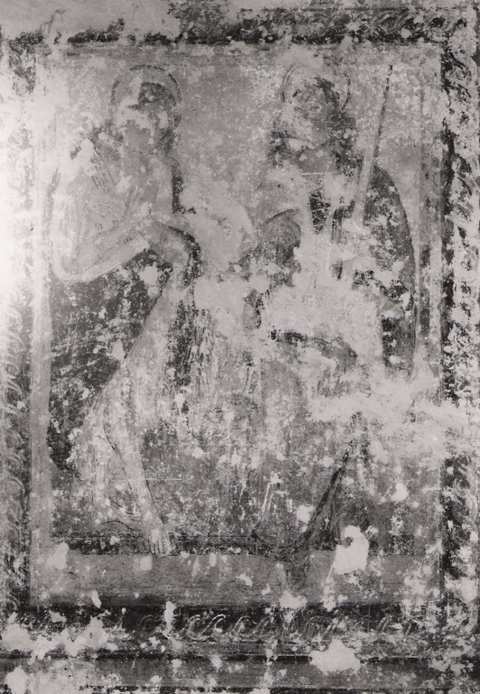 San Sebastiano e San Vittore (dipinto) - ambito campano (inizio sec. XV)