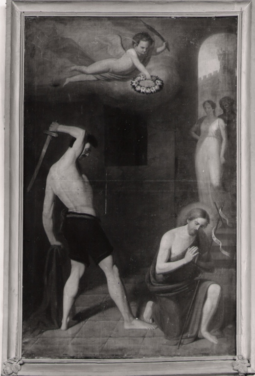 decapitazione di San Giovanni Battista (dipinto) - ambito laziale (fine/inizio secc. XIX/ XX)