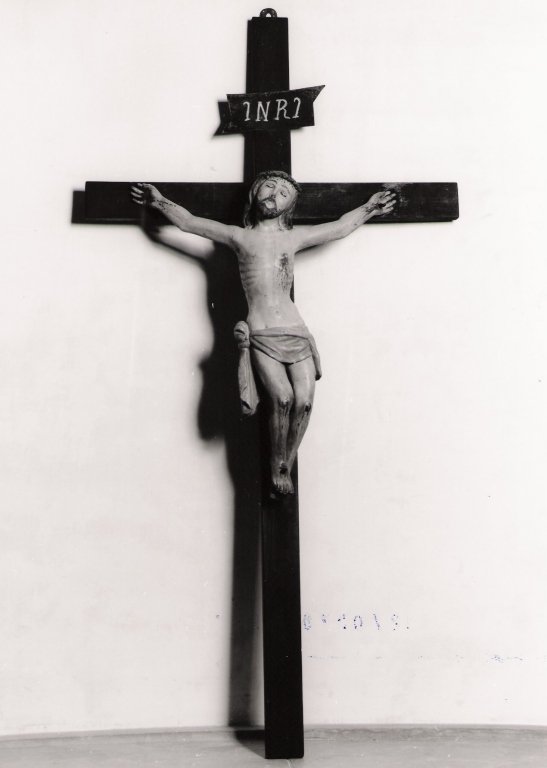 Cristo crocifisso (crocifisso) - ambito laziale (prima metà sec. XVIII)