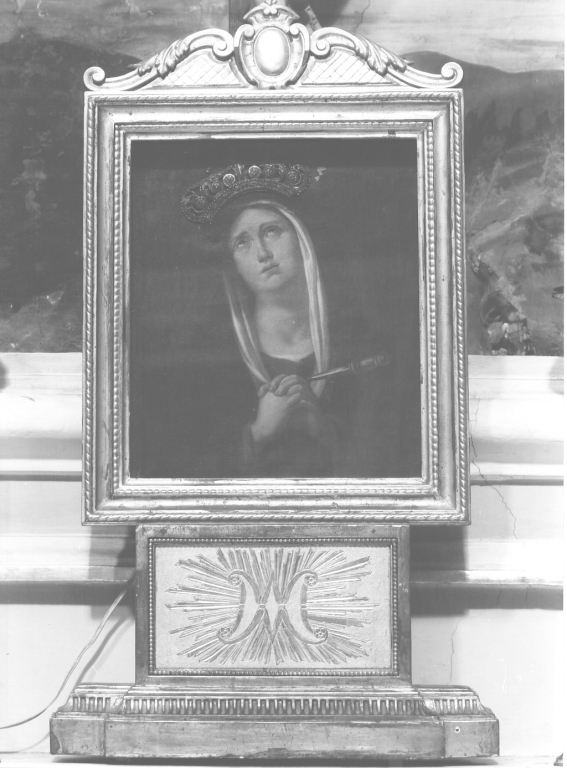 Madonna Addolorata (oratorio domestico) - ambito laziale (seconda metà sec. XVIII)