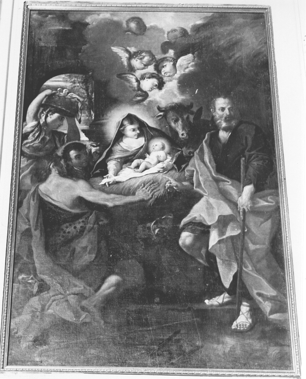 natività di Gesù (dipinto) - ambito laziale (sec. XVIII)